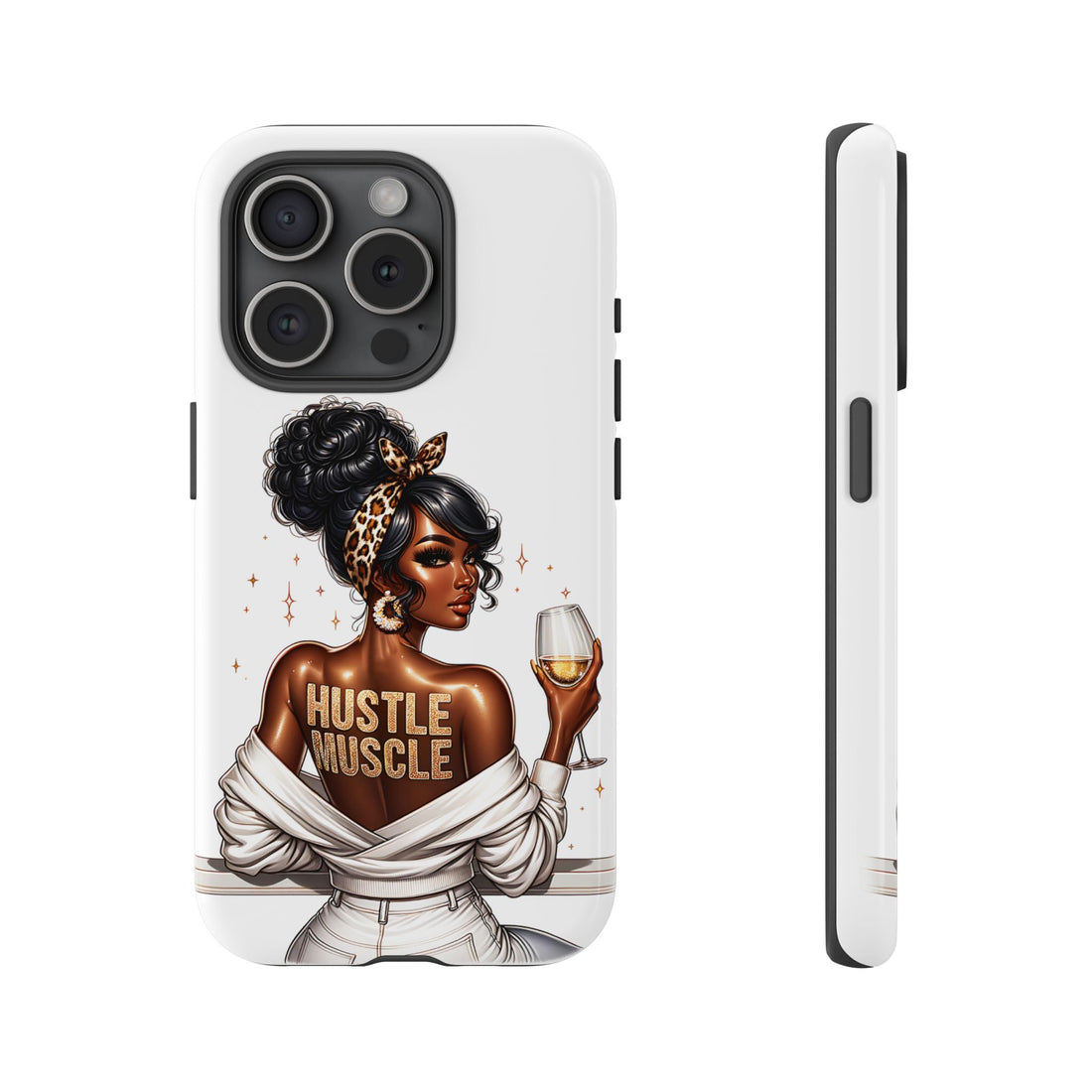 Hustle Muscle Phone Case – Chic Strong Woman Design