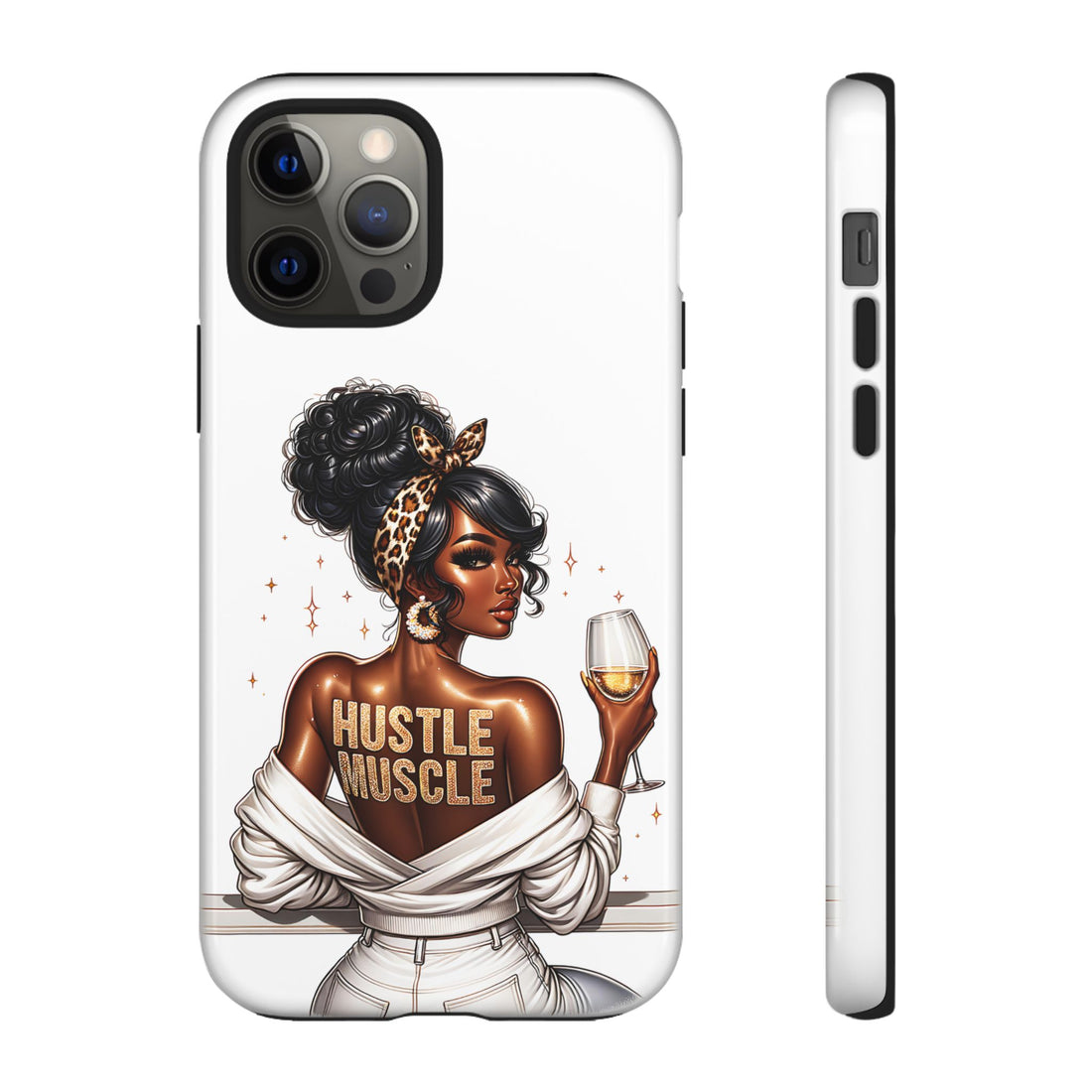 Hustle Muscle Phone Case – Chic Strong Woman Design