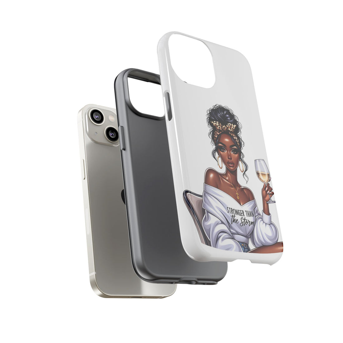 Stronger Than The Storm Phone Case – Chic Strong Woman Design