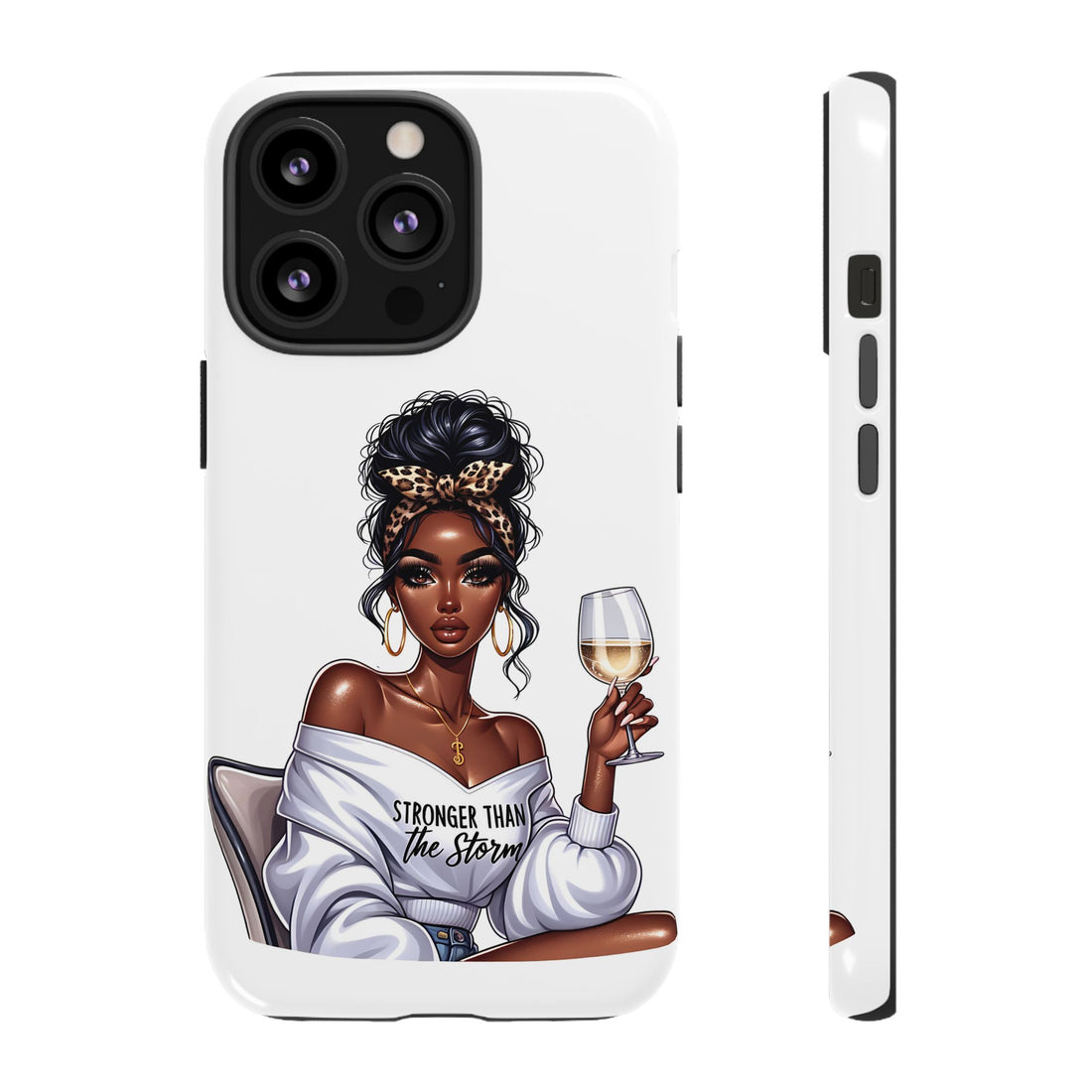 Stronger Than The Storm Phone Case – Chic Strong Woman Design